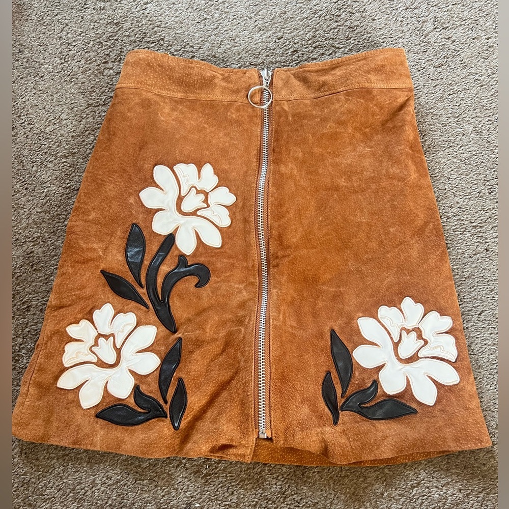 Brown I.N.C. International Concepts Women’s Size 2 Brown Skirt
